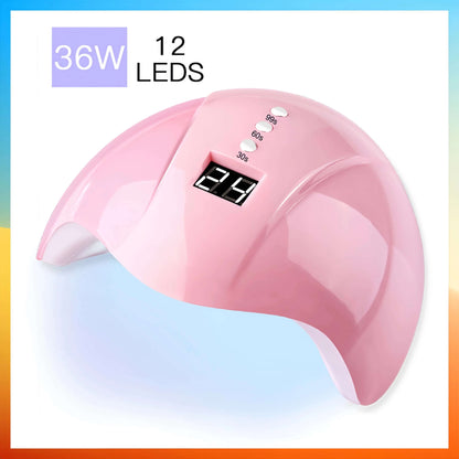 Wenston Nail Set With 36W UV Led Lamp