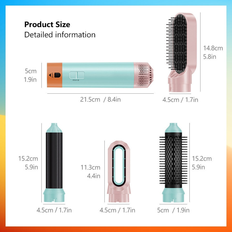 5 in 1 Hair Dryer Brush Negative Ionic Hair Styler