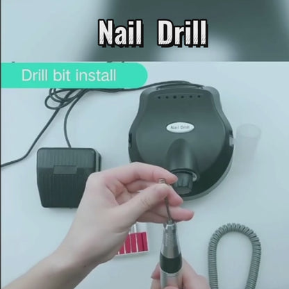 Outils de polisseuse de perceuse à ongles électrique 35000 tr/min