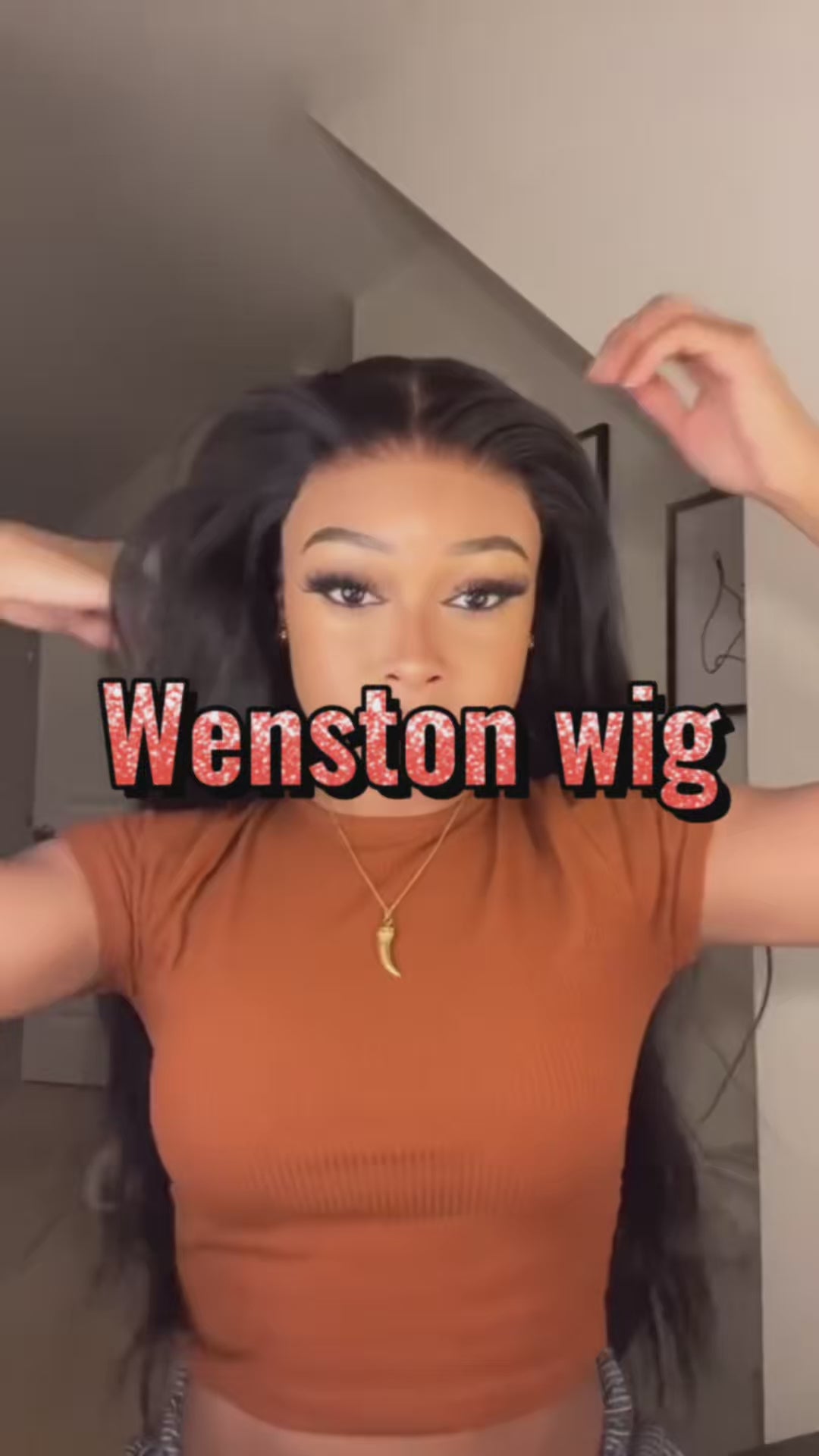 WENSTON DD Vietnam Bone Straight Human Hair Wig, Lace Wig for African American Women