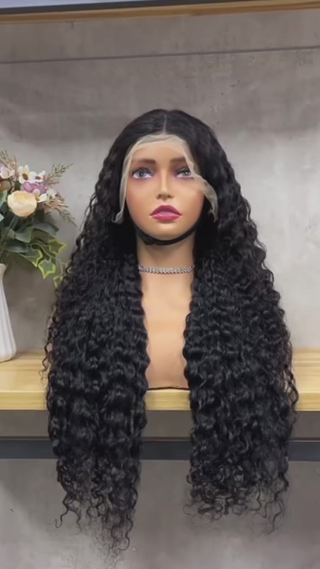 WENSTON Burmese Curly Wig 5×5 Closure 13×4 Wigs for African American Women