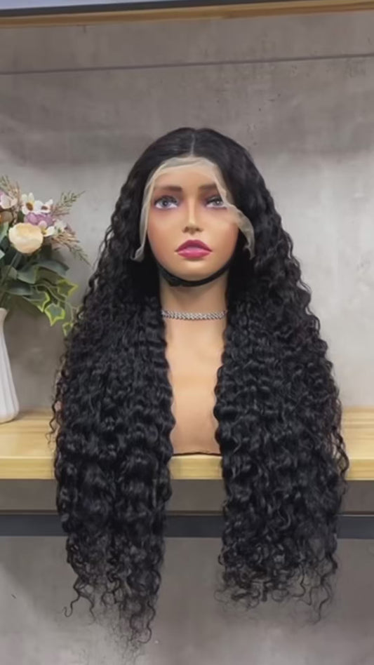 WENSTON Burmese Curly Wig 5×5 Closure 13×4 Wigs for African American Women