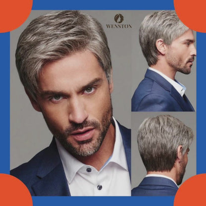 European Fashion Short Straight Wigs For Men