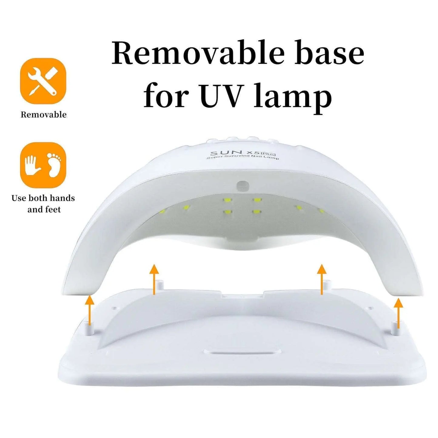 UV LED Nail Lamp, SUN x 5 Plus Gel Nail Light 