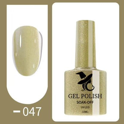 48 Colors Gel Nail Polish 10ml, Soak off Nail Lamp Gel Polish Starter for Women - Wenston beauty