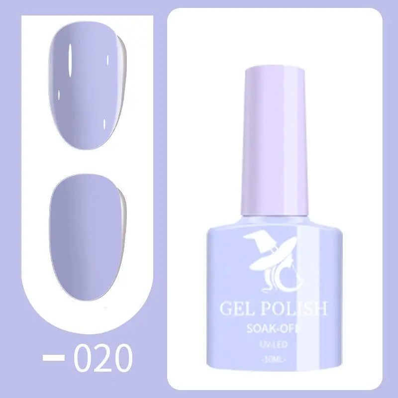 48 Colors Gel Nail Polish 10ml, Soak off Nail Lamp Gel Polish Starter for Women - Wenston beauty