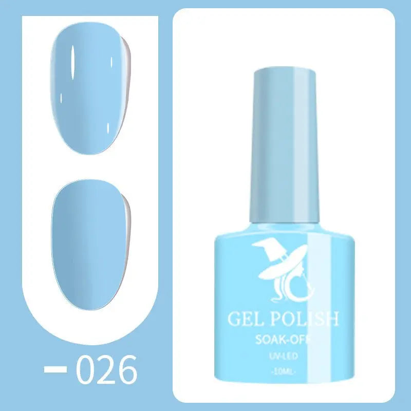 48 Colors Gel Nail Polish 10ml, Soak off Nail Lamp Gel Polish Starter for Women - Wenston beauty