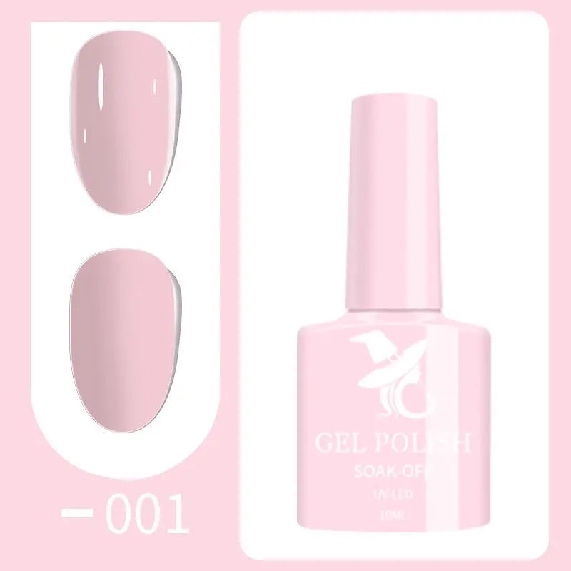 48 Colors Gel Nail Polish 10ml, Soak off Nail Lamp Gel Polish Starter for Women - Wenston beauty