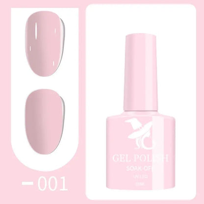 48 Colors Gel Nail Polish 10ml, Soak off Nail Lamp Gel Polish Starter for Women - Wenston beauty