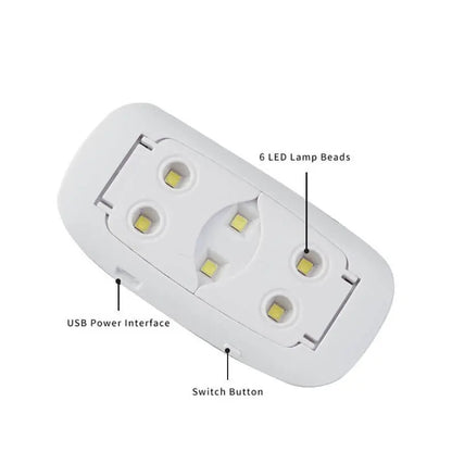 UV LED Nail Dryer Mini Gel Nail Lamp