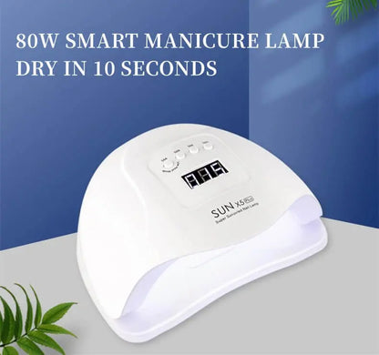 UV LED Nail Lamp, SUN x 5 Plus Gel Nail Light 